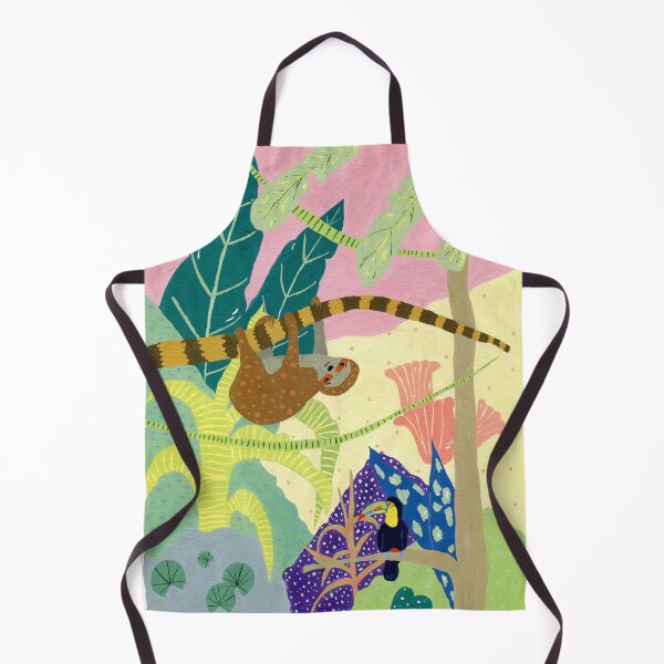 Item preview, Sloth in jungles art print designed and sold by LisaMillArt.
