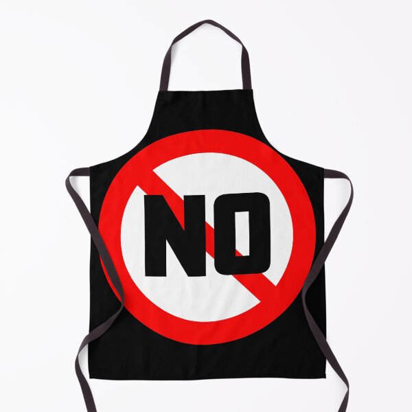 Item preview, NO symbol with the word NO designed and sold by boogeyman.