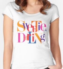 Absolutely Fabulous - Sweetie, Darling Women's Fitted Scoop T-Shirt
