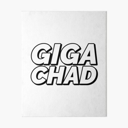 Ultra giga chad | Art Board Print
