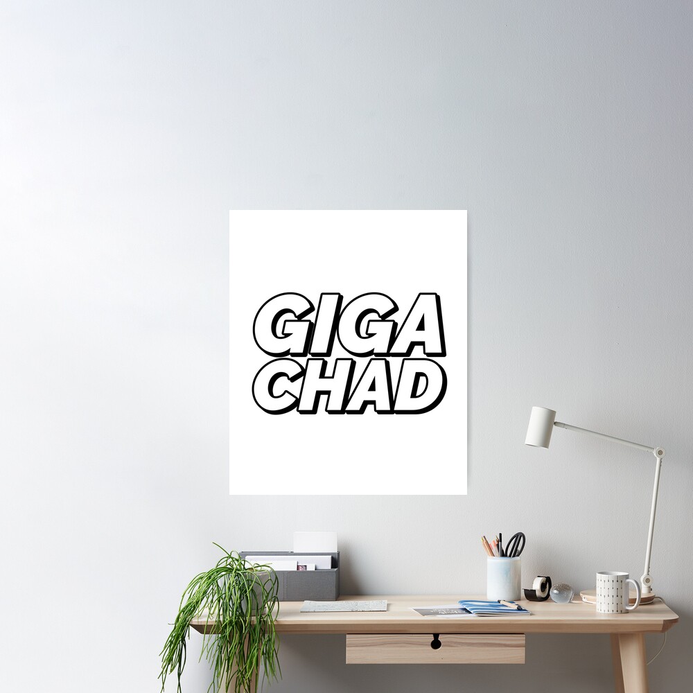 Giga Chad Pun Posters for Sale
