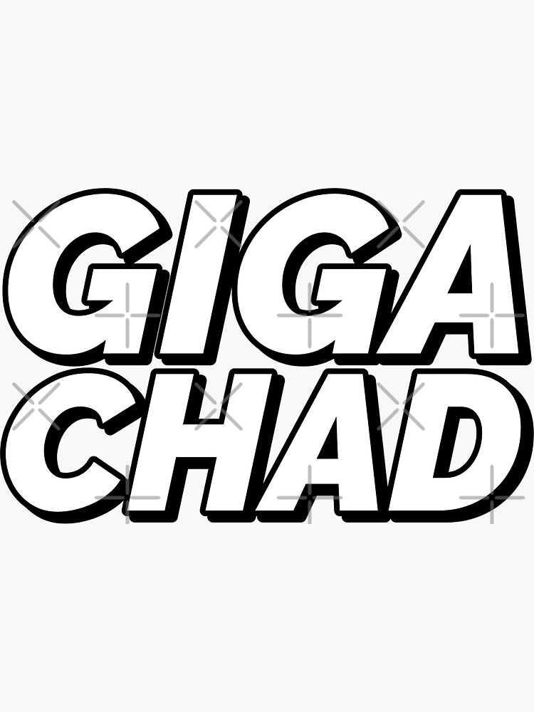 Giga Chad Face, Namaste (Giga Chad Meme) Sticker by LaShantinPTY507