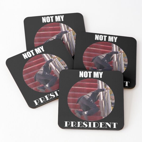 Item preview, Joe Biden Falling Down Stairs Not My President designed and sold by JosephMHoyt.