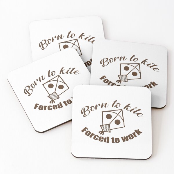 Item preview, Born to kite Forced to Work Brown designed and sold by anm7.