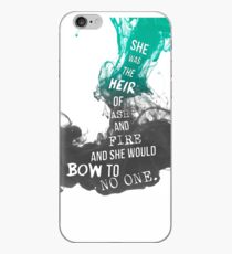 Heir of Fire: "She was the heir of ash and fire...." iPhone Case