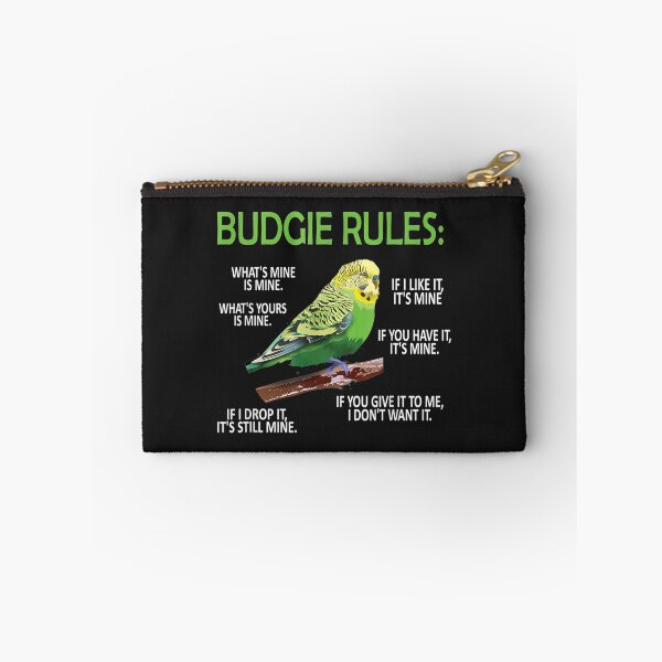 Item preview, Budgie Rules  Budgie Lover Parakeet Bird Budgerigar TShirt88 designed and sold by etamarapk.