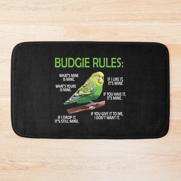 Item preview, Budgie Rules  Budgie Lover Parakeet Bird Budgerigar TShirt88 designed and sold by etamarapk.