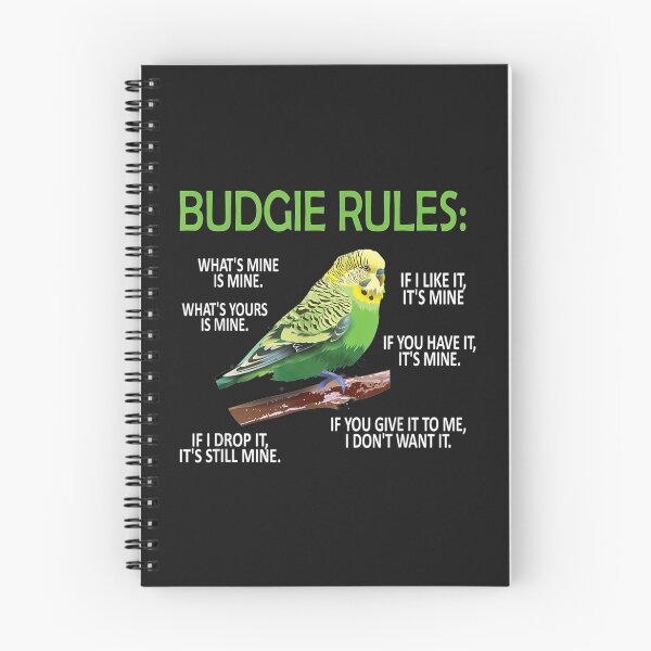 Item preview, Budgie Rules  Budgie Lover Parakeet Bird Budgerigar TShirt88 designed and sold by etamarapk.