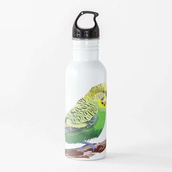 Budgie Rules Budgie Lover Parakeet Bird Budgerigar TShirt88 Water Bottle