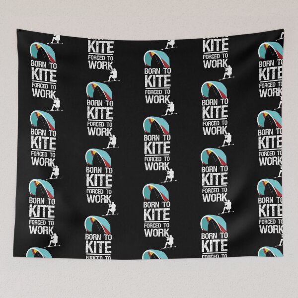 Item preview, born to kite forced to work : surfing distressed grunge for boyfriend designed and sold by Houssemanthony.