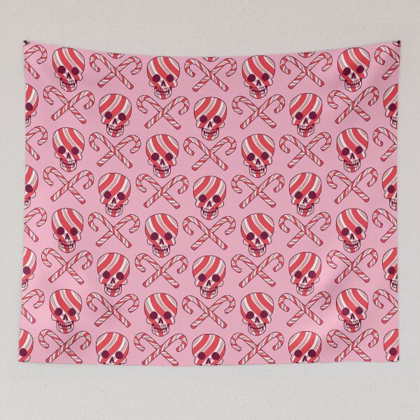 Artikelvorschau, Christmas Cross Bones Pink entworfen und verkauft von Paisley Yazel.