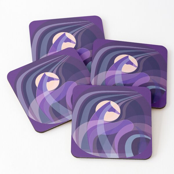 Item preview, The Purple Horse and the Moon designed and sold by nevenachala.