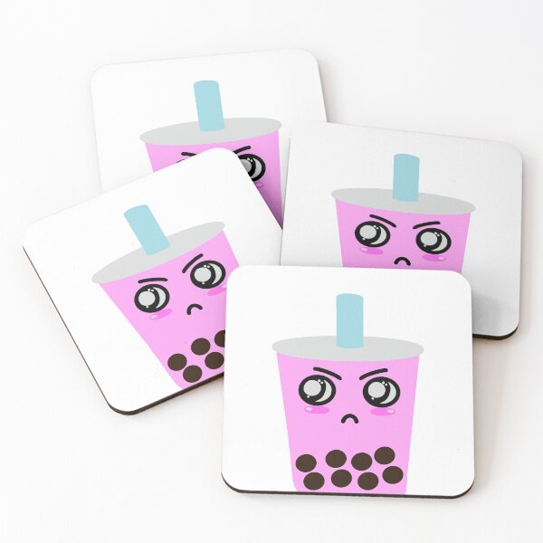 Item preview, Pink boba milk tea designed and sold by tothemoons.