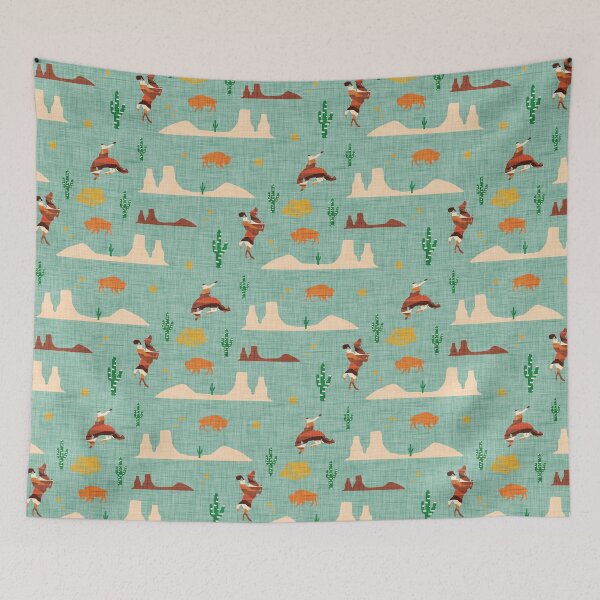 Item preview, Home on the Range Blue designed and sold by susycosta.
