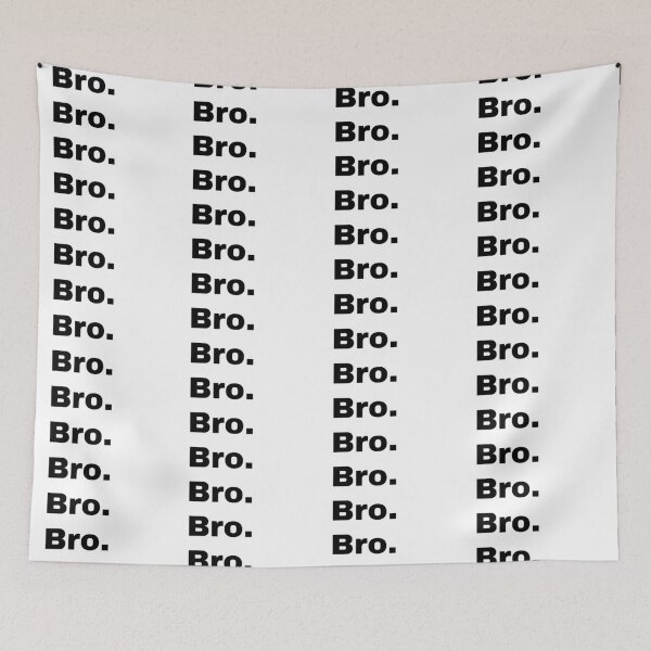 Item preview, Black and white text based T-shirt - Bro. designed and sold by OffensiveTCG.
