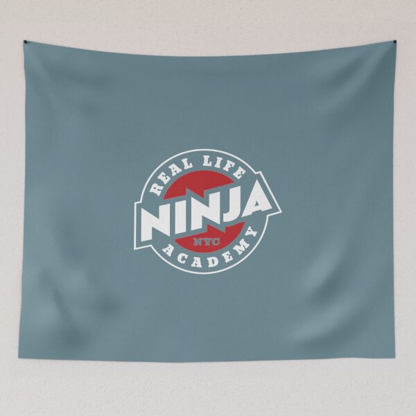Item preview, Ninja Real LIfe Ninja Academy NYC for BLACK shirts designed and sold by KimCaitlin.