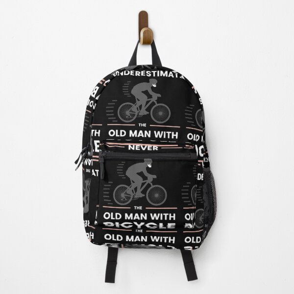 Item preview, Never Underestimate Old Man With Bicycle designed and sold by mayankg1100.