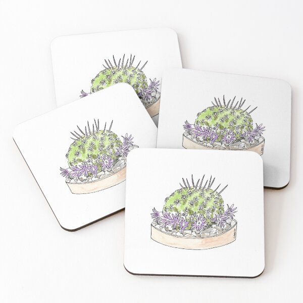 Item preview, Cactus painting Mammillaria huitzilopochtli designed and sold by Gillian Cross.