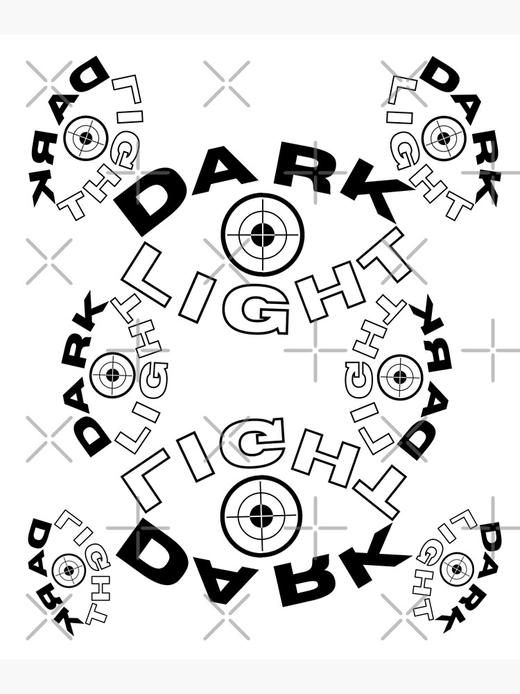 "Dark and Light Eyes Abstract Black and White Design" Poster by LSPoets20XX Redbubble