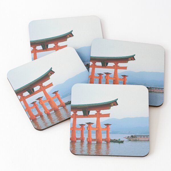 Item preview, Floating torii gate at Miyajima in Japan designed and sold by cuisinecat2.