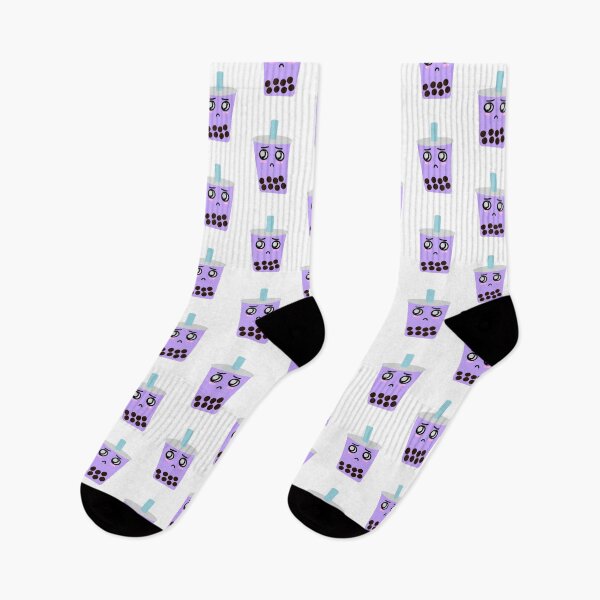Item preview, Taro boba milk tea  - offset pattern designed and sold by tothemoons.