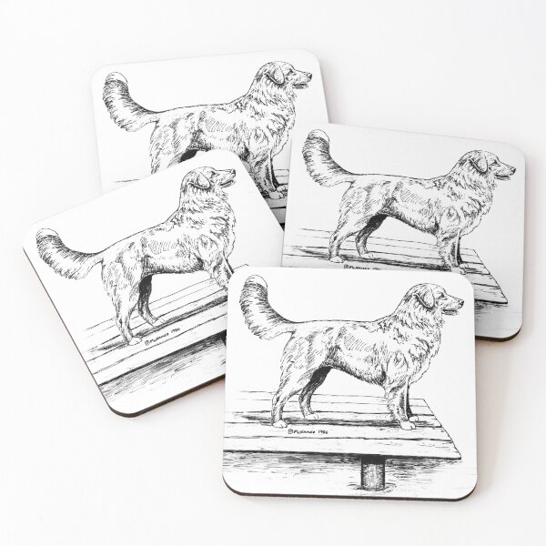 Item preview, Nova Scotia Duck Tolling Retriever on dock designed and sold by Terry McNamee.
