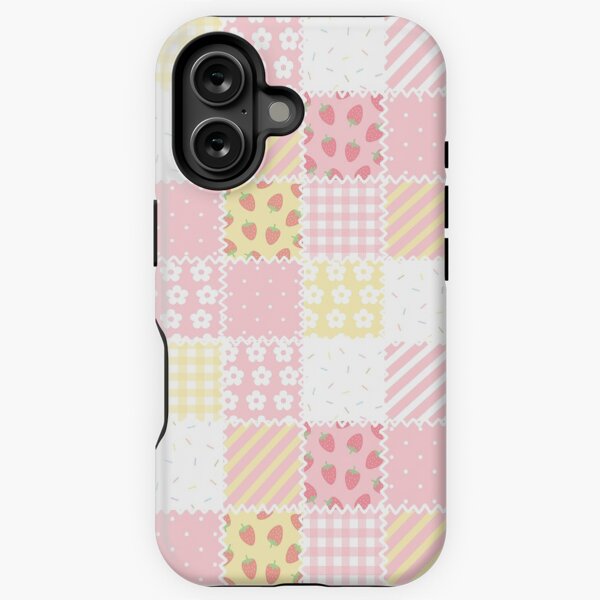 Item preview, Quilt Pink Pastel Aesthetic Flowers Gingham Cute Cozy Cottagecore designed and sold by candymoondesign.