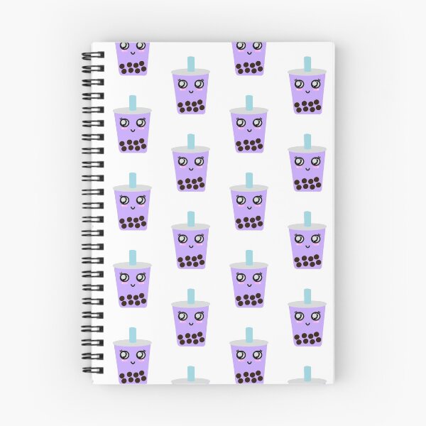 Item preview, Taro boba milk tea  - offset pattern designed and sold by tothemoons.