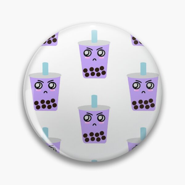 Item preview, Taro boba milk tea  - offset pattern designed and sold by tothemoons.
