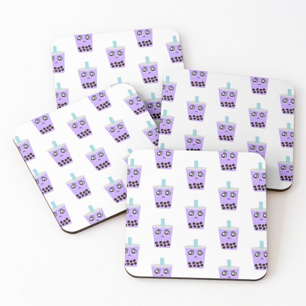 Item preview, Taro boba milk tea  - offset pattern designed and sold by tothemoons.