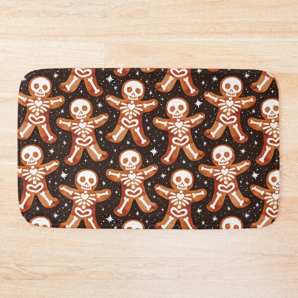 Item preview,  Gingerbread Skeletons Black designed and sold by Paisley Yazel.