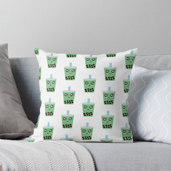 Item preview, Matcha boba milk tea - offset pattern designed and sold by tothemoons.