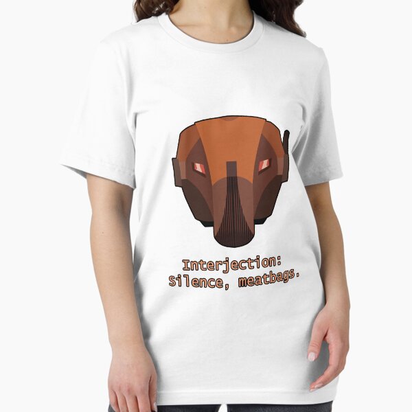 Item preview, HK-47 Interjection: Silence, meatbags. designed and sold by Milena Stardream.