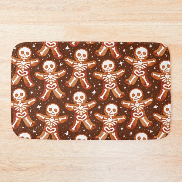 Item preview,  Gingerbread Skeletons Brown designed and sold by Paisley Yazel.