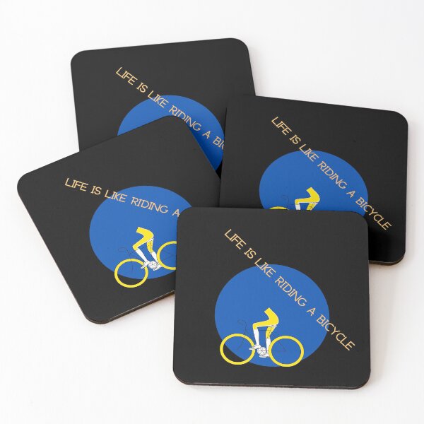 Item preview, Life Is Like Riding A Bicycle designed and sold by SingularDesign.