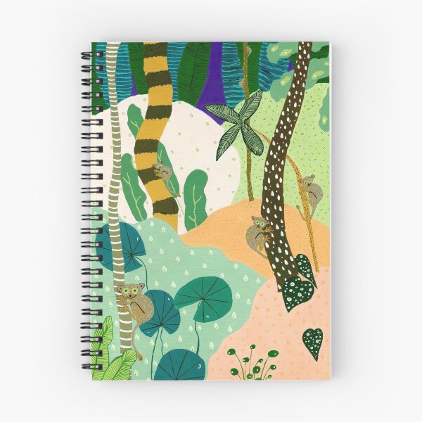 Item preview, Tarsiers in Jungles art print designed and sold by LisaMillArt.