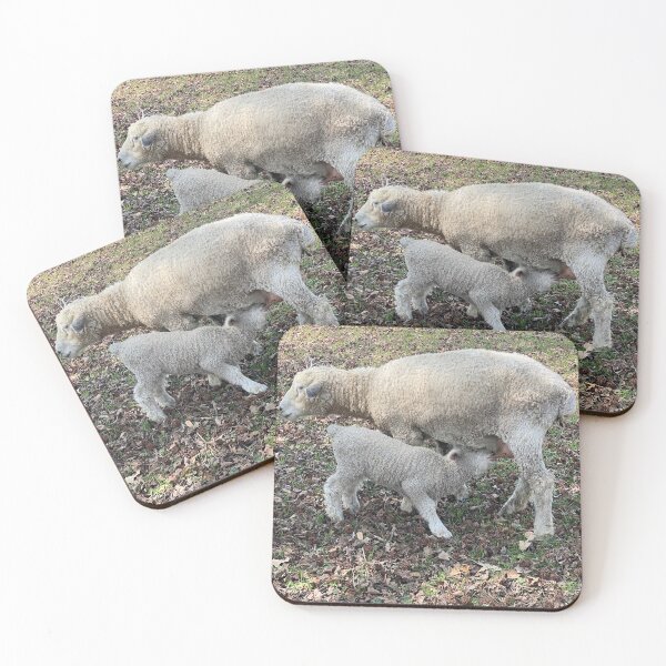 Item preview, Baby Sheep Nursing designed and sold by Sarah Tepe.