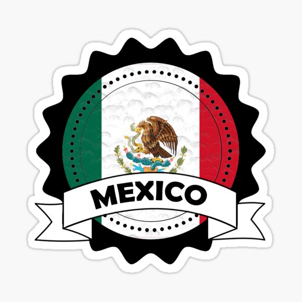 Item preview, Mexico Emblem-Badge-Flag designed and sold by Gina-Driada.