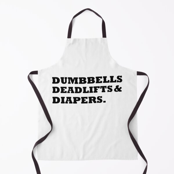 Item preview, Dumbbells Deadlifts and Diapers Funny Gym Gift designed and sold by Rami Khalifah.