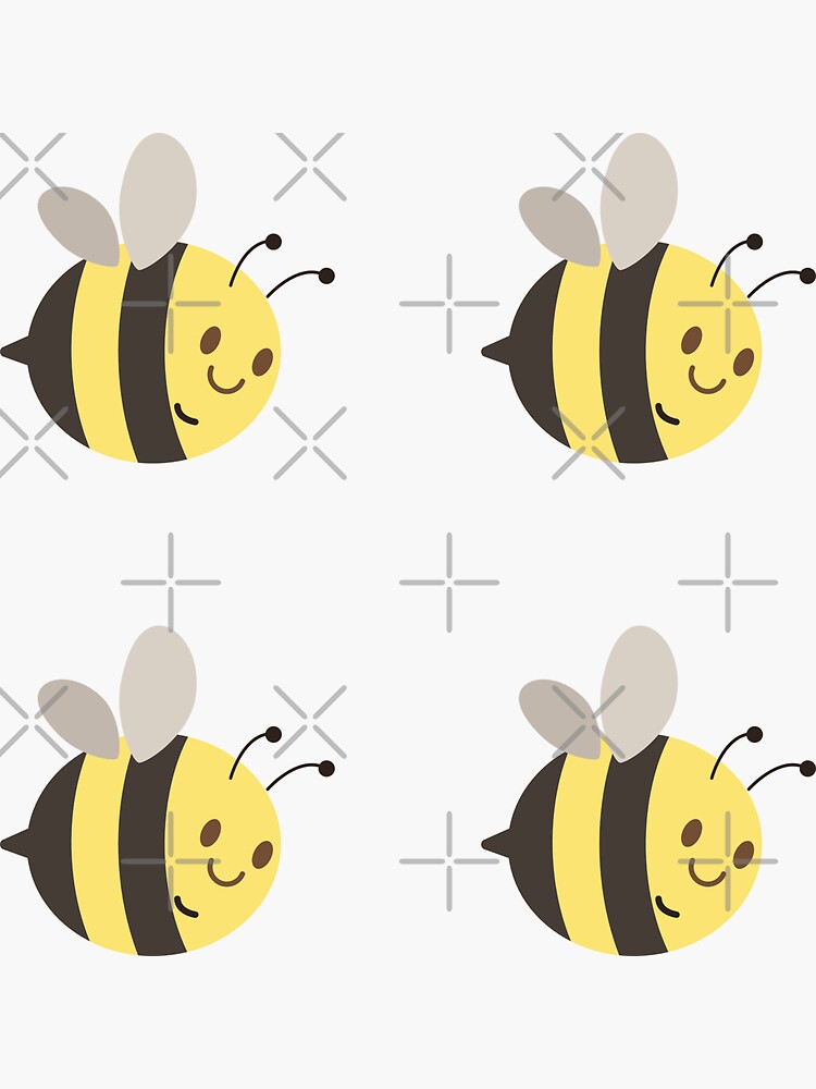 Cute Wholesome Bumble Bee with Beeutiful text | Bee gifts | Bee lover |  Gifts for children | Sticker