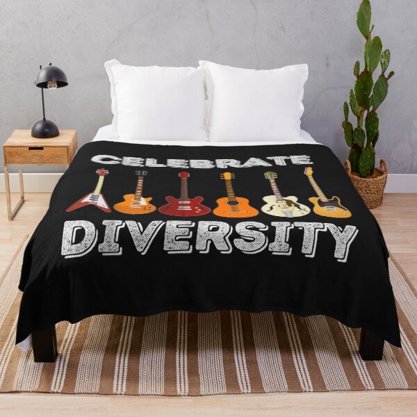Item preview, Celebrate Diversity Funny Guitar Lover Guitarist Gift TShirt68 designed and sold by etamarapk.