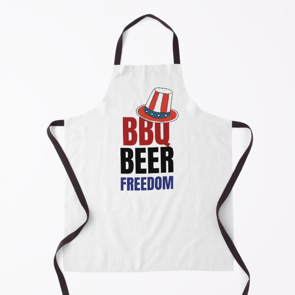 Item preview, BBQ BEER FREEDOM flag hat 4th of July designed and sold by bosilvercat.