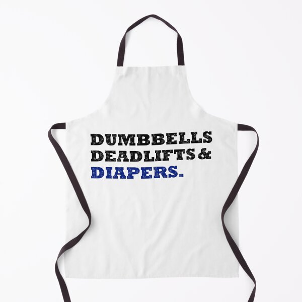 Item preview, Dumbbells Deadlifts and Diapers Funny Gym Gift designed and sold by Rami Khalifah.