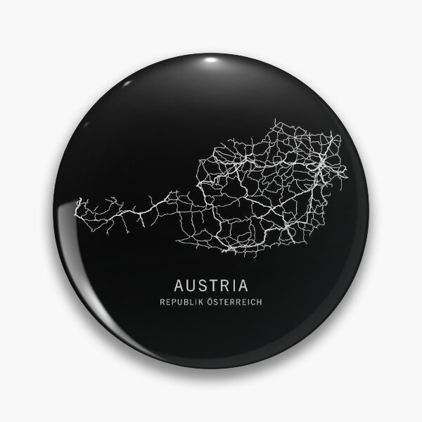 Item preview, Austria Road Map designed and sold by clarkstpress.