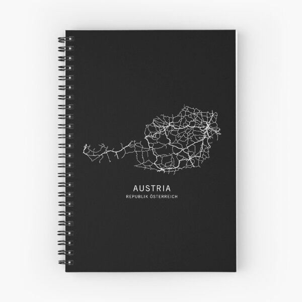 Item preview, Austria Road Map designed and sold by clarkstpress.