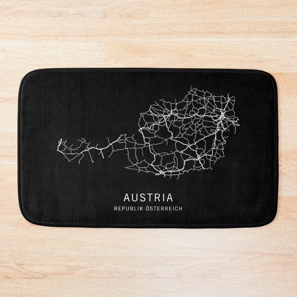 Item preview, Austria Road Map designed and sold by clarkstpress.