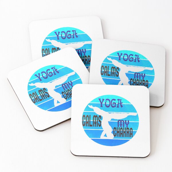 Item preview, Yoga Calms My Chakra (Blue) designed and sold by superdumb70.