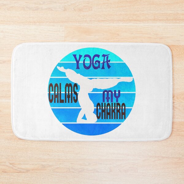 Item preview, Yoga Calms My Chakra (Blue) designed and sold by superdumb70.
