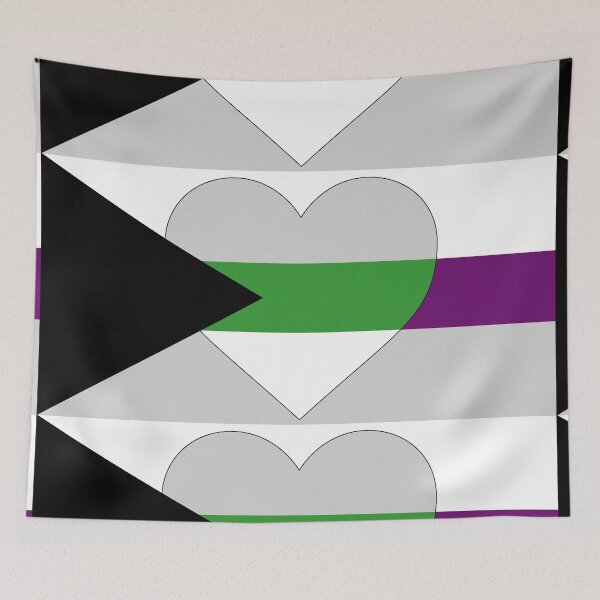 Item preview, Demisexual Demiromantic Flag designed and sold by MizuSky.
