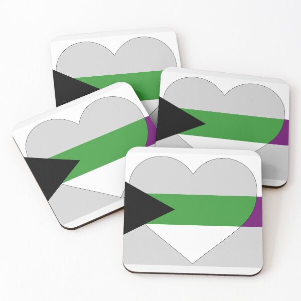 Item preview, Demisexual Demiromantic Flag designed and sold by MizuSky.